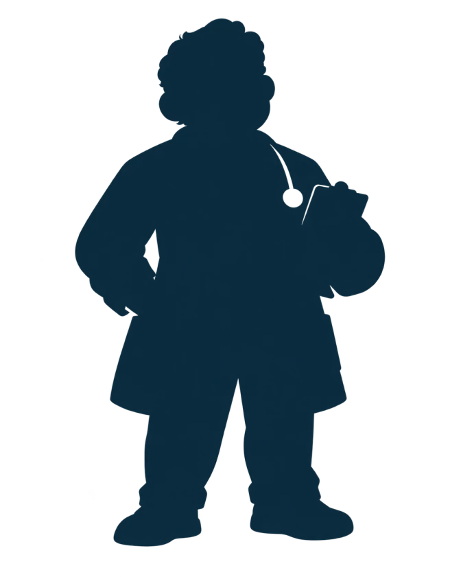 Silueta de un personaje que aún no conocemos